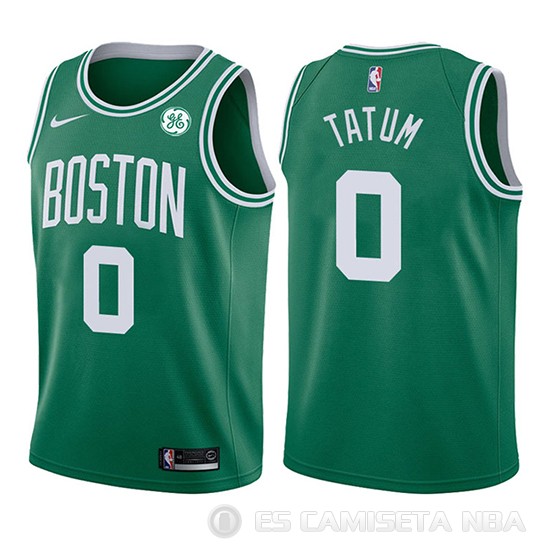 Camiseta Jayson Tatum #0 Boston Celtics Nino Icon 2017-18 Verde - Haga un click en la imagen para cerrar